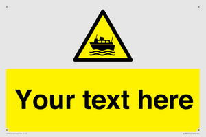 Custom warning ferries crossing vessels